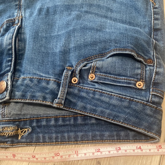 American Rag Juniors Bootcut Jeans Size 9. Raw Hem. So Cute. EUC. Great color. - Picture 12 of 12